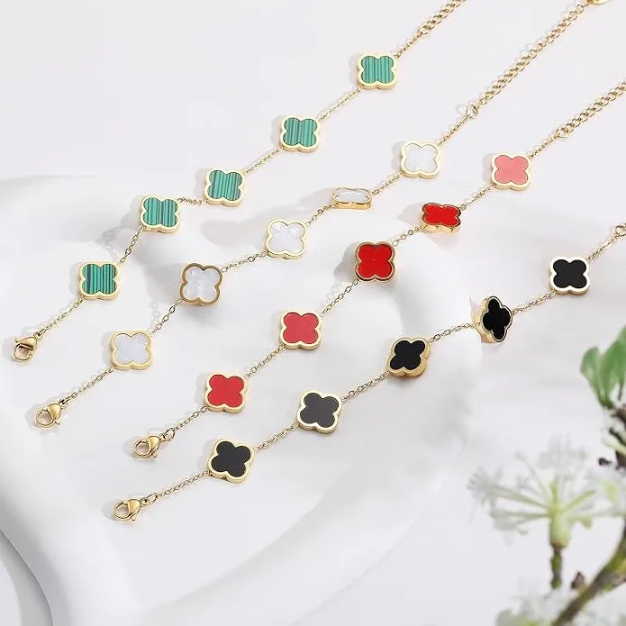 AIPPK Gold Clover Bracelet