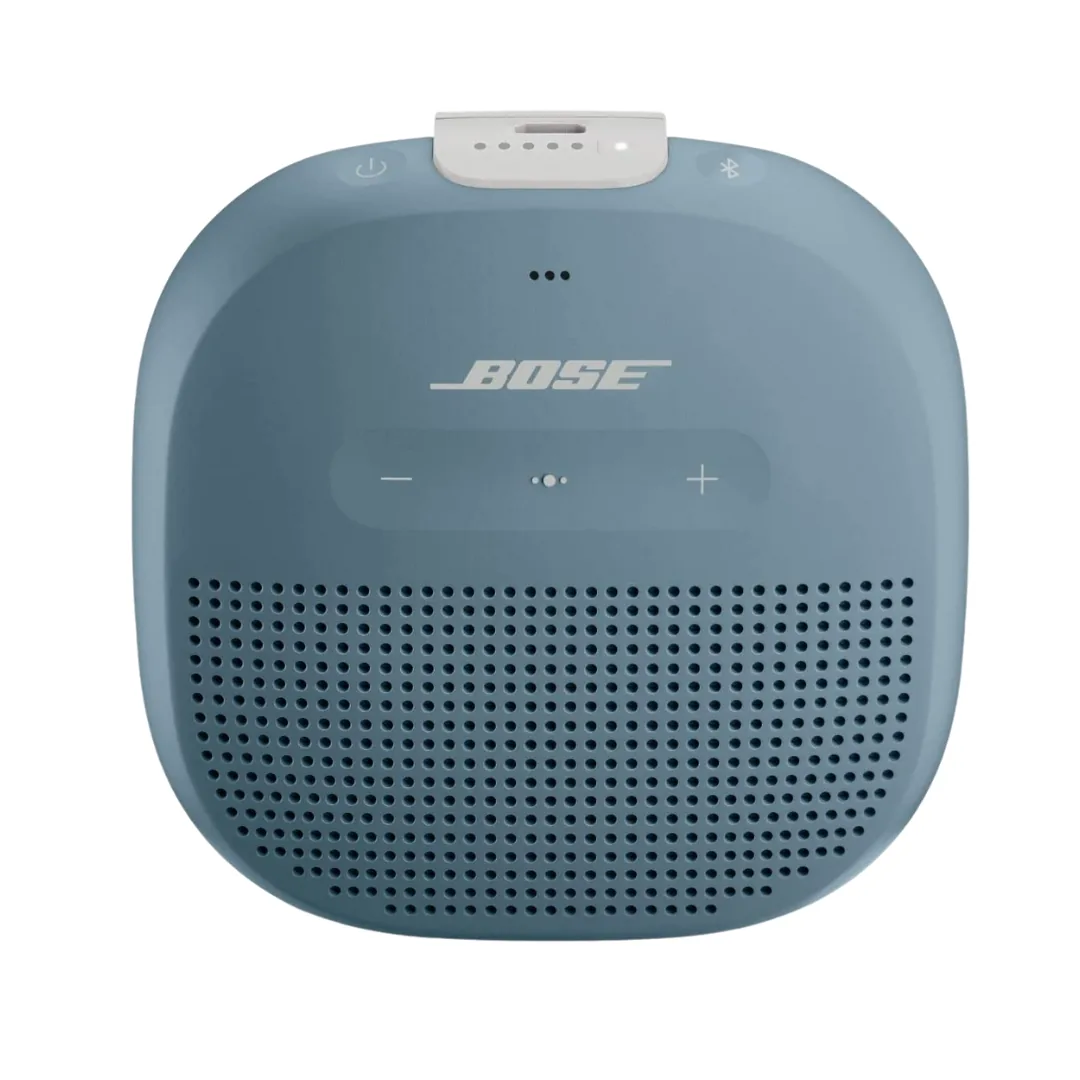 Blue Bose SoundLink Micro Bluetooth speaker