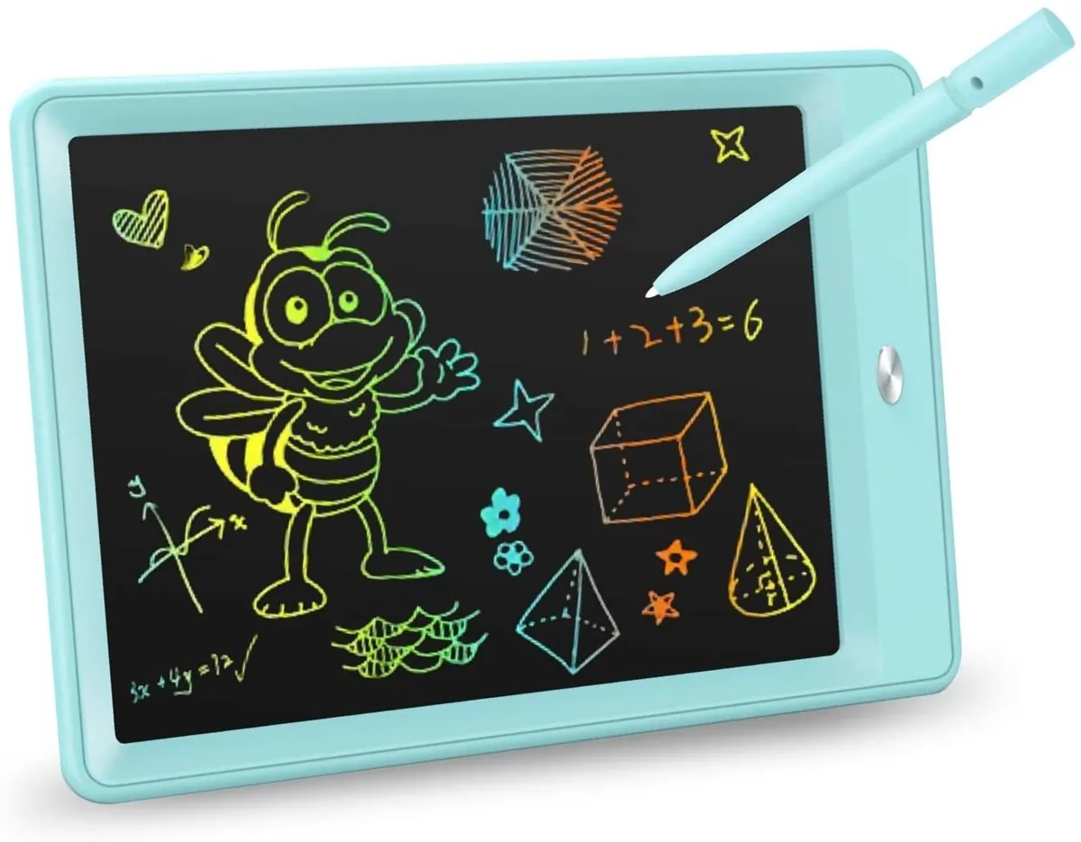 Blue LCD writing tablet for kids