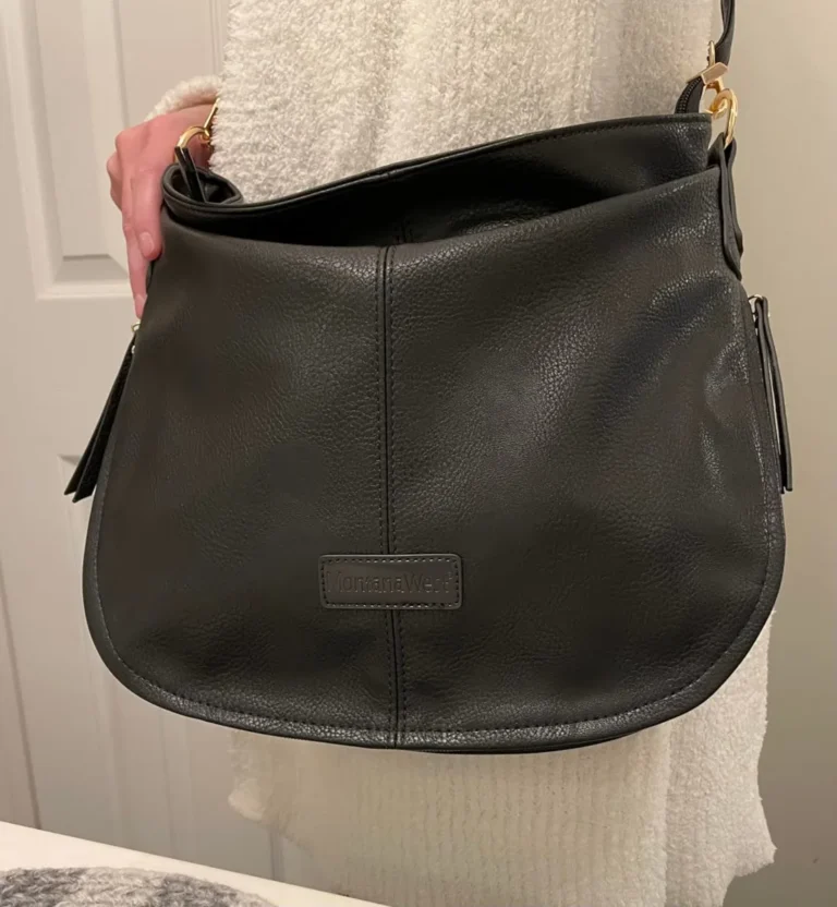 Slouchy Faux Leather Hobo Bag